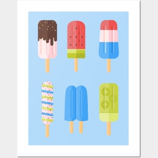 Popsicles Posters and Art